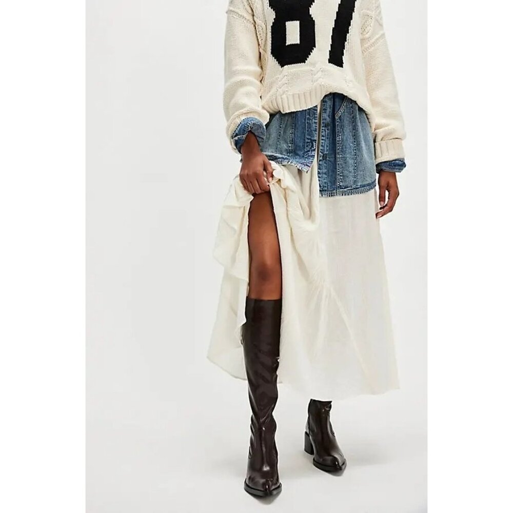 NEW Jeffrey Campbell for Free People Alix Tall Boots 7.5 - Picture 3 of 9